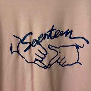 Pink long sleeve Seventeen shirt